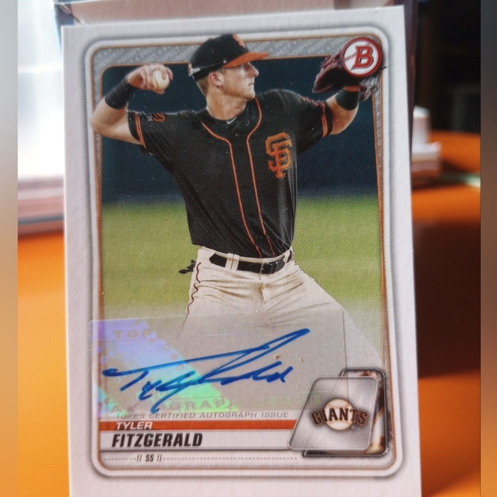 2020 Bowman - Prospects Autographs Tyler Fitzgerald #PA-TF (AU, RC)